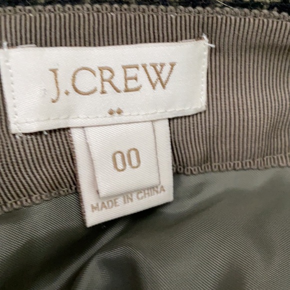 J.Crew skirt with Faux leather on bottom size 00 - Picture 7 of 8
